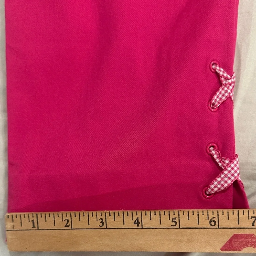 Talbots Vibrant Pink Capris perfect crop size 8P